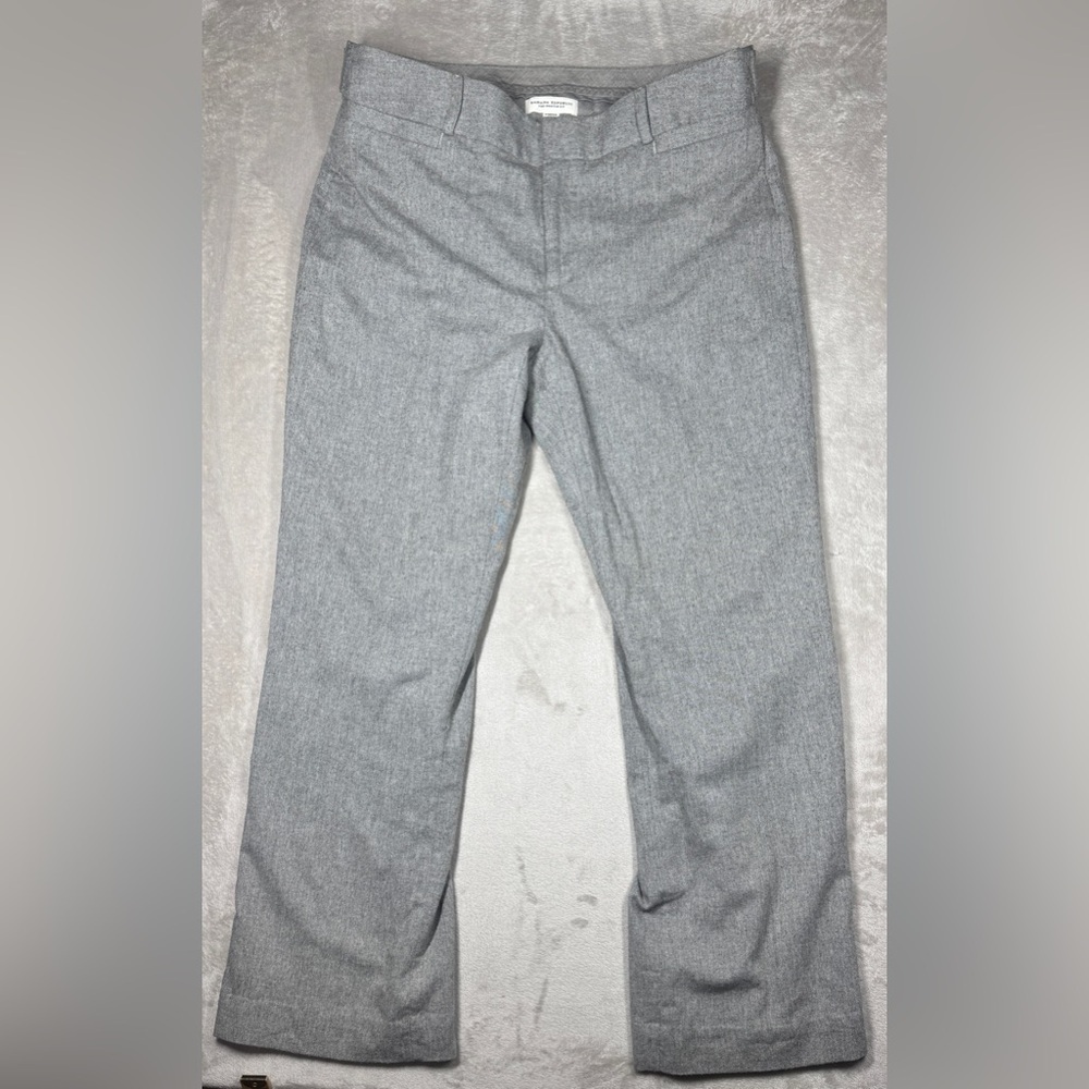 Banana Republic Women's Straight Leg Dress Pants in Light Gray
